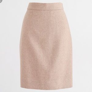 J Crew The Pencil Skirt - Oatmeal - Barely Worn 00